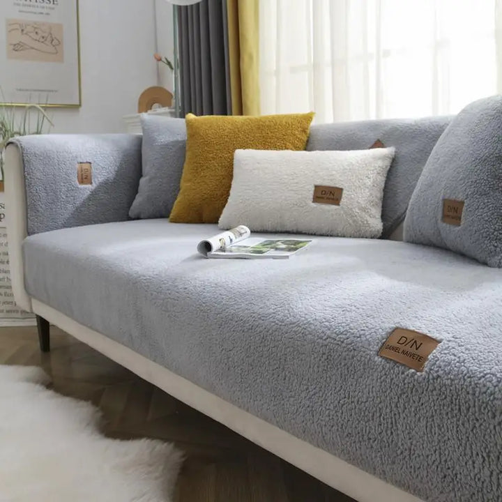 Stornfield | Thick, Waterproof, Non-Slip Sherpa Fleece Sofa Cover