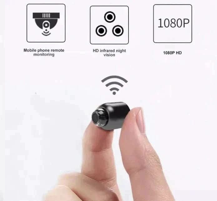Stornfield | Small wireless camera with enhanced night vision for discreet surveillance