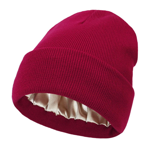Stornfield | Noor Silk Winter Hat – Wool & Silk – Anti-Frizz Hair Protection