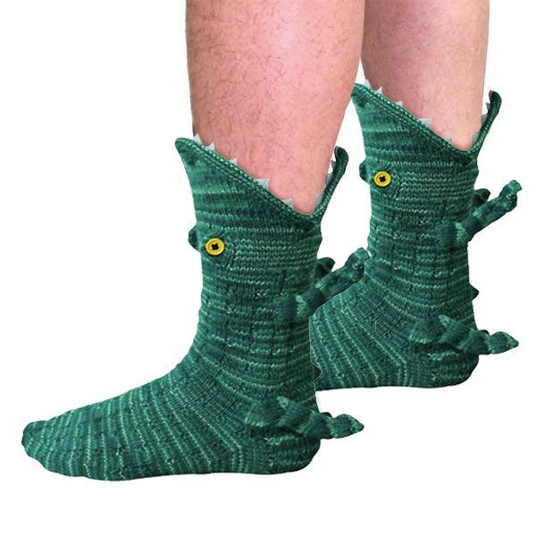 Knitted Crocodile Bite Socks Indoor Shoes | Stornfield