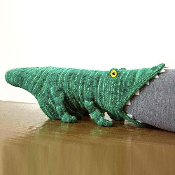 Knitted Crocodile Bite Socks Indoor Shoes | Stornfield
