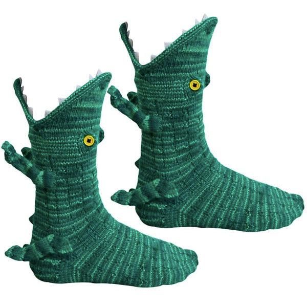 Knitted Crocodile Bite Socks Indoor Shoes | Stornfield