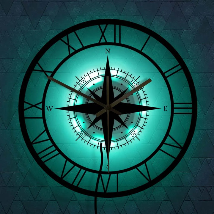 Stornfield | Nautical Compass Wall Clock