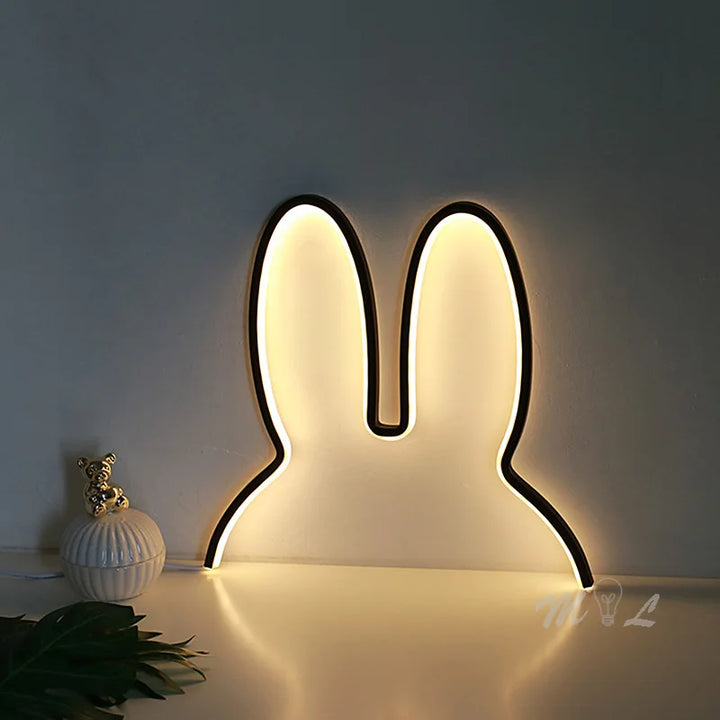 USB Rechargeable Rabbit Night Light with Ambient Lighting - BunnyLight | Stornfield