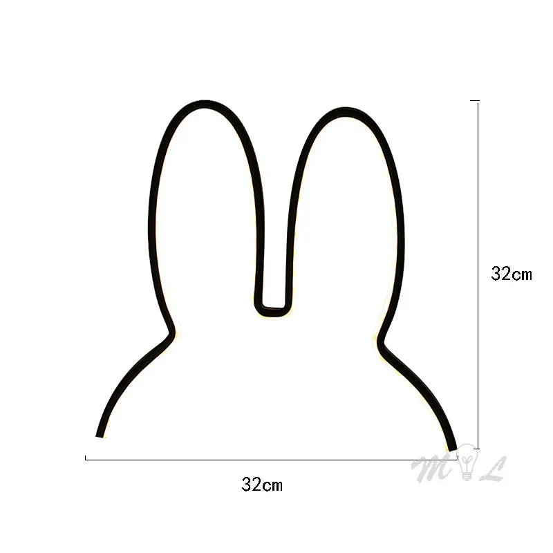 USB Rechargeable Rabbit Night Light with Ambient Lighting - BunnyLight | Stornfield