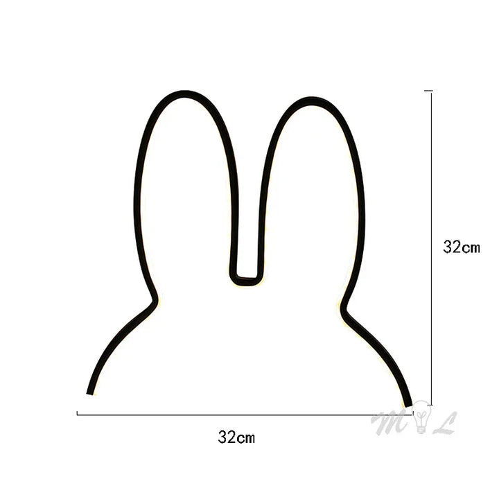 USB Rechargeable Rabbit Night Light with Ambient Lighting - BunnyLight | Stornfield