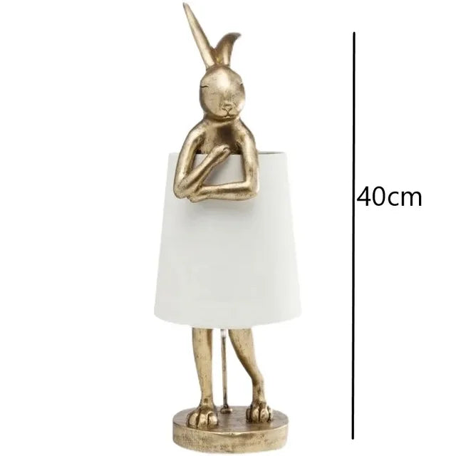 Rabbit Table Lamp – Dimmable LED Night Light in Modern Design for Kids' Room & Living Room | Stornfield