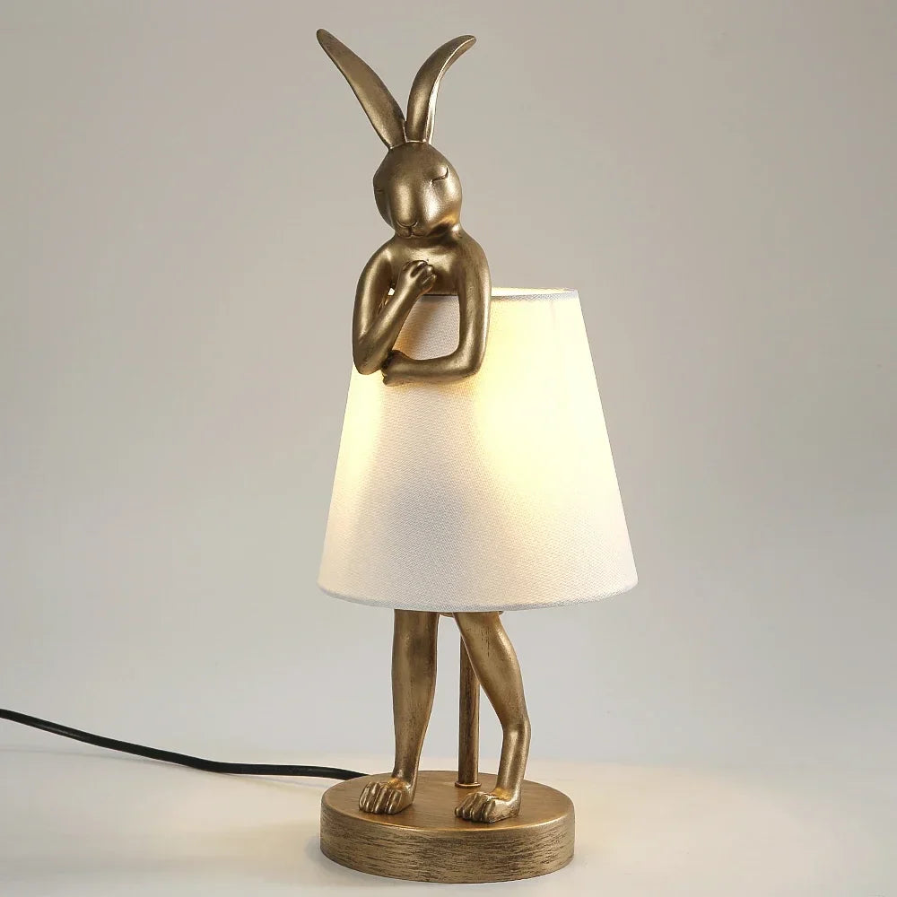 Rabbit Table Lamp – Dimmable LED Night Light in Modern Design for Kids' Room & Living Room | Stornfield