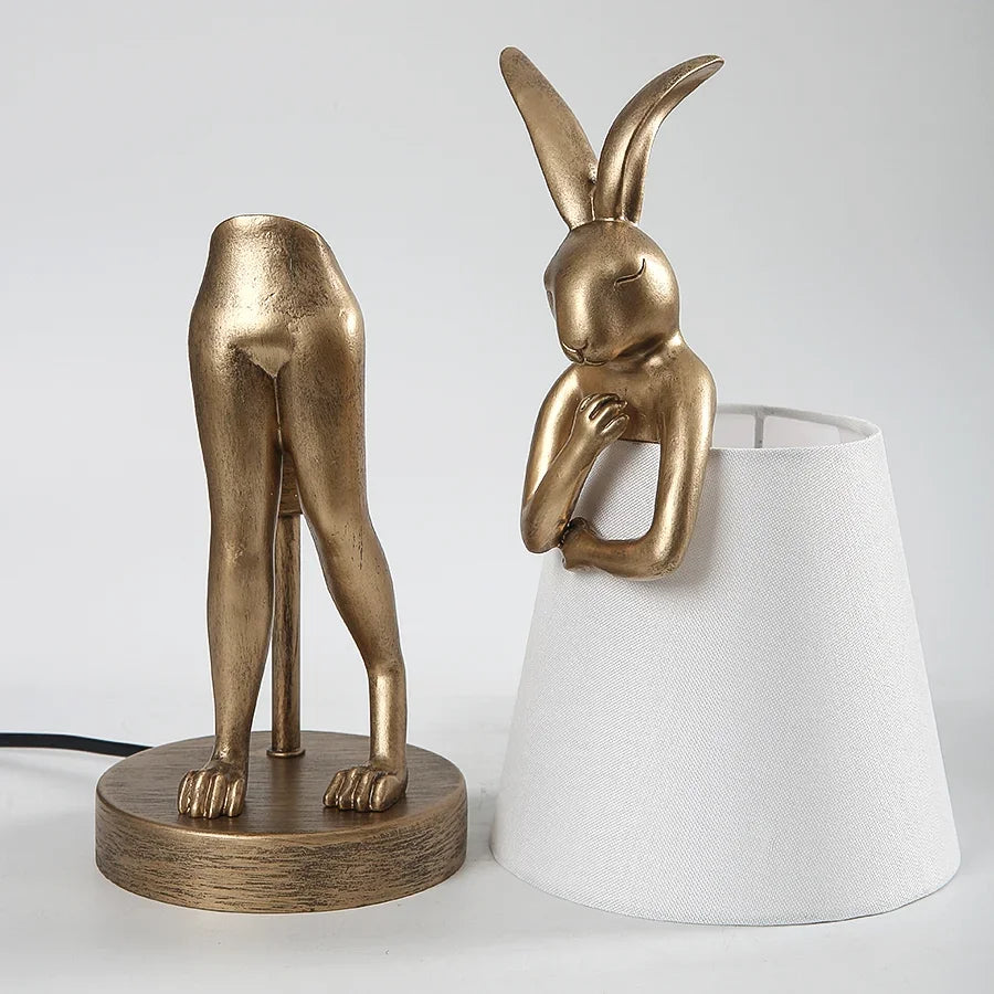 Rabbit Table Lamp – Dimmable LED Night Light in Modern Design for Kids' Room & Living Room | Stornfield