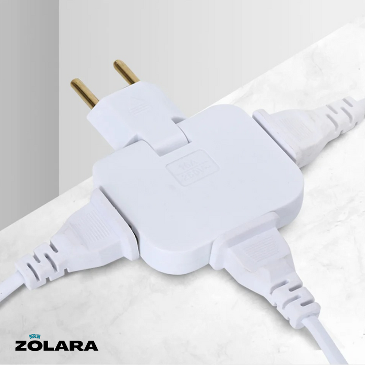 Rotatable EU Plug Adapter | Multi Power Sockets Eco (EU) | Stornfield