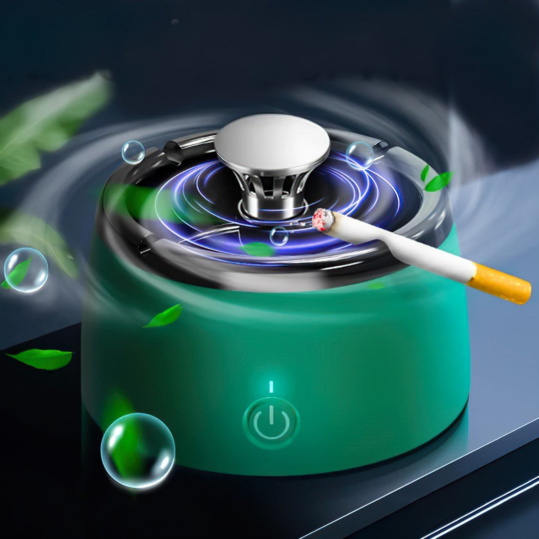 Stornfield | Odorless and smokeless ashtray - Portable smoke sensor with perfume filter
