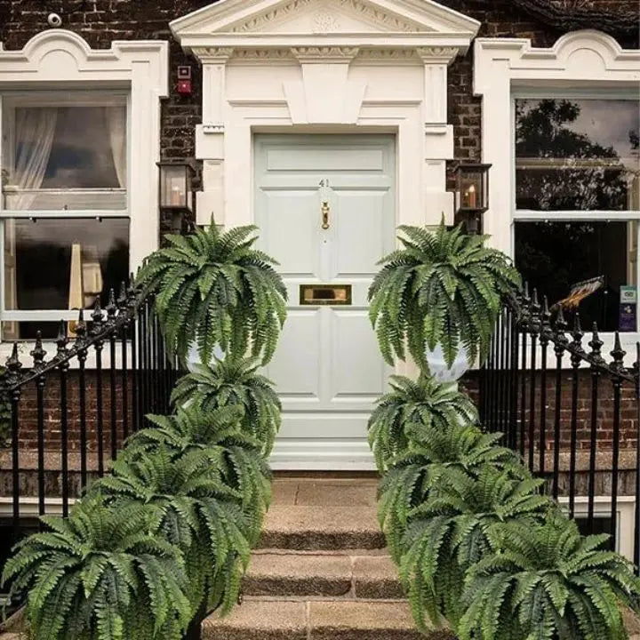 Stornfield | Artificial Boston Fern Bundle - UV resistant & easy to care for (18 stems)
