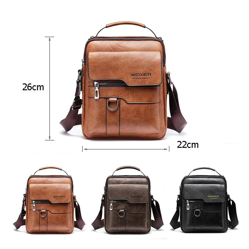 Stornfield | Men's Genuine Leather Shoulder Bag | Durable, Adjustable Strap & Ideal for Work or Leisure