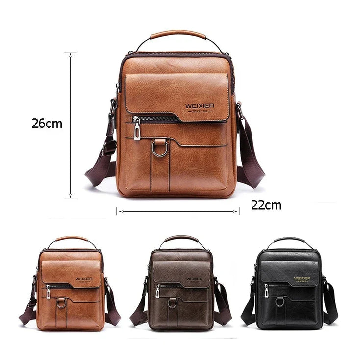 Stornfield | Men's Genuine Leather Shoulder Bag | Durable, Adjustable Strap & Ideal for Work or Leisure
