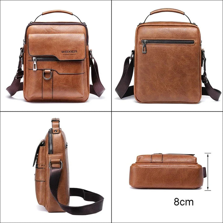 Stornfield | Men's Genuine Leather Shoulder Bag | Durable, Adjustable Strap & Ideal for Work or Leisure