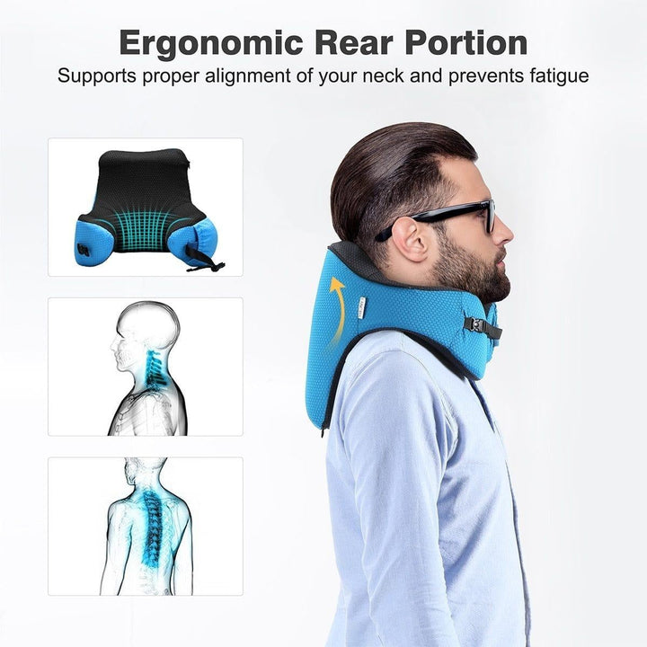 6 in 1 Ergonomic Hooded Travel Pillow | Stornfield