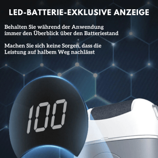 Electric foot care roller with USB battery | Stornfield