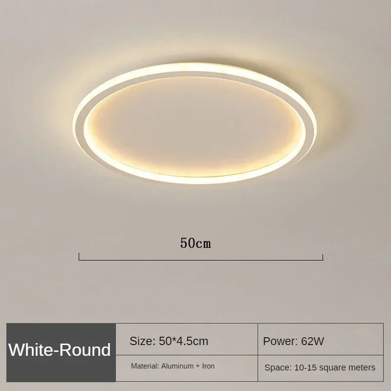 Scandinavian Round Ceiling Lamp - NordicGlow | Stornfield