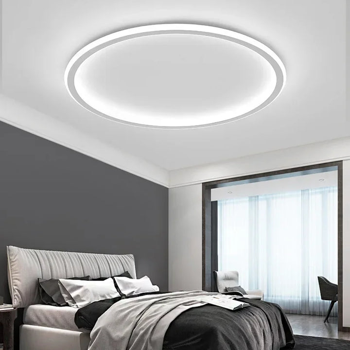 Scandinavian Round Ceiling Lamp - NordicGlow | Stornfield
