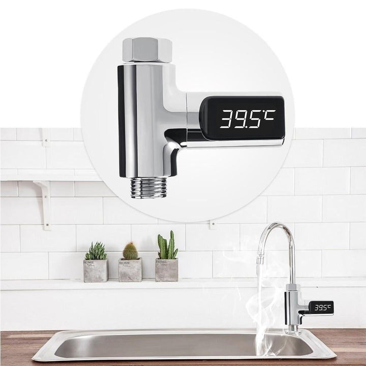 Digital Self-Powered Shower Thermometer | Stornfield