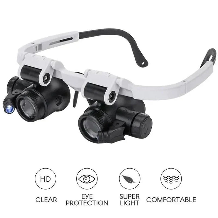 Stornfield | LED Magnifying Glasses with 8x, 15x, and 23x Magnification for Detailed Viewing and Precision Work