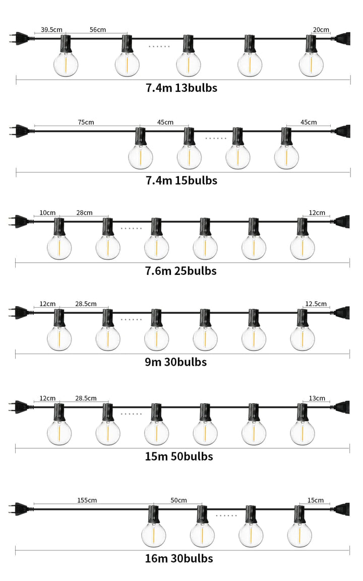 Stornfield LED Ball String Lights