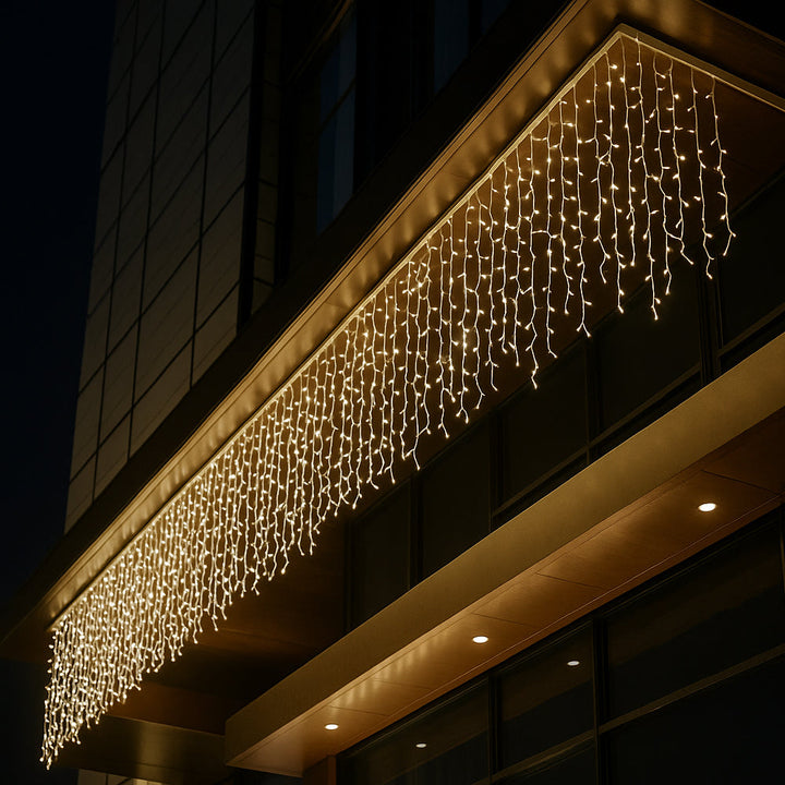Fairy lights with icicles 95 LED 3 meters, warm white | Stornfield