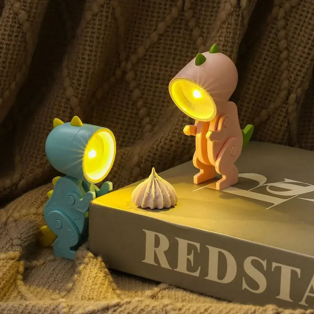 Cute Dinosaur LED Table Lamps – Adjustable Animal Figures Night Lights for Children | Stornfield