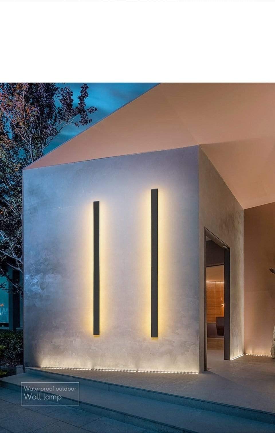 LED Outdoor Long Wall Lamp Stornfield