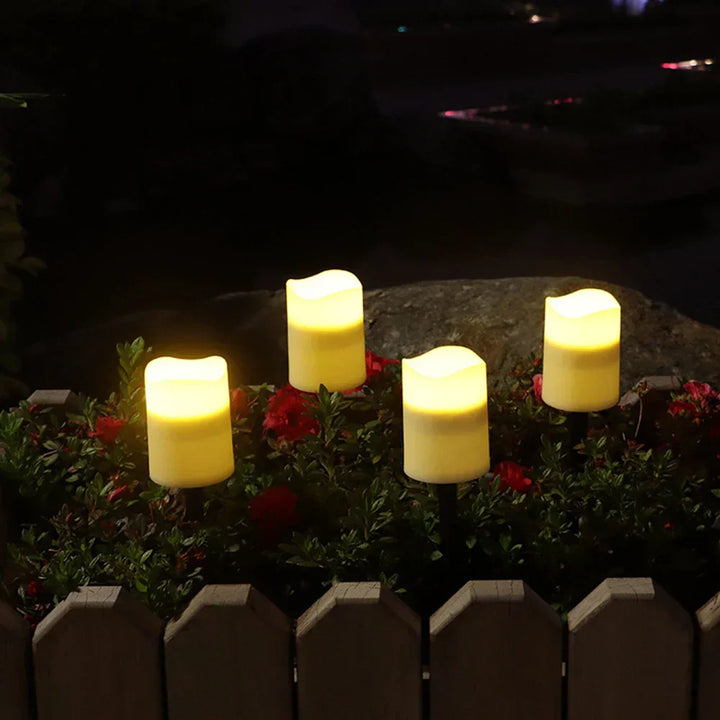 LED Solar Candle Outdoor – Weatherproof Solar Lamp for Garden, Balcony, Terrace | Stornfield