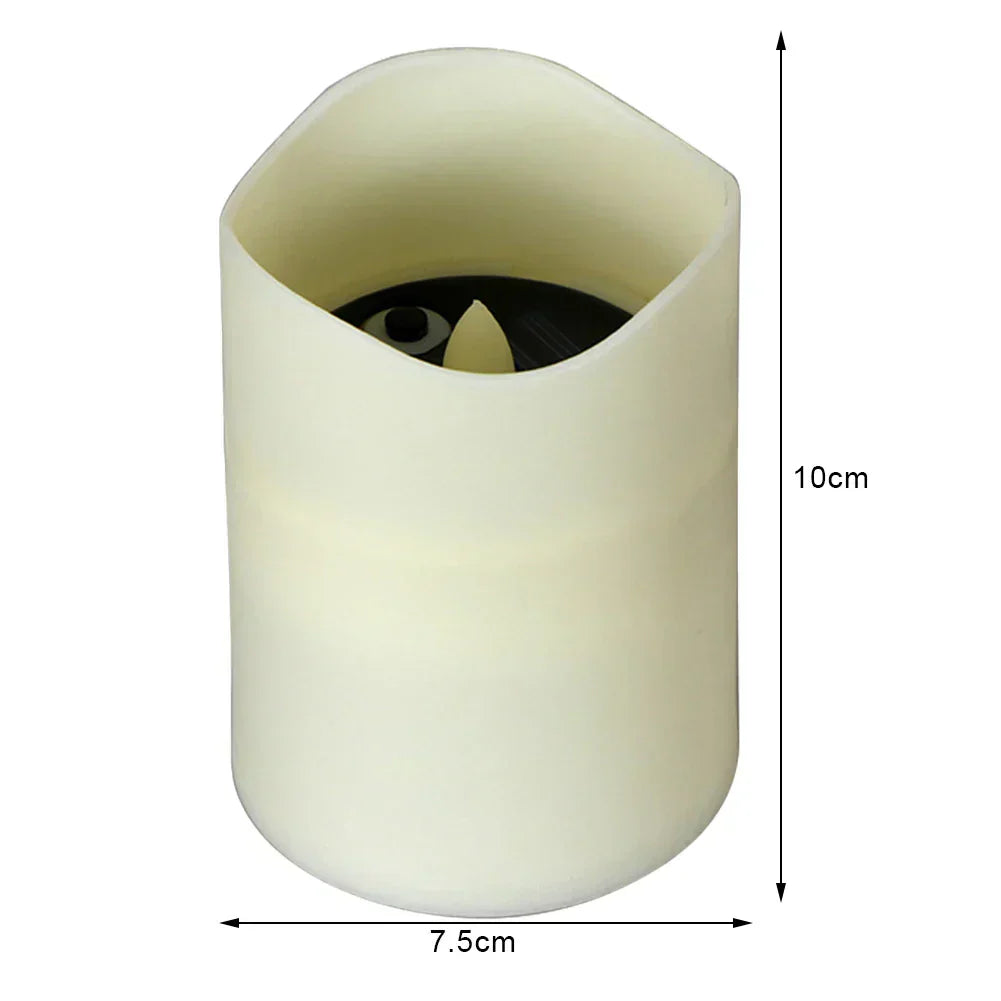 LED Solar Candle Outdoor – Weatherproof Solar Lamp for Garden, Balcony, Terrace | Stornfield