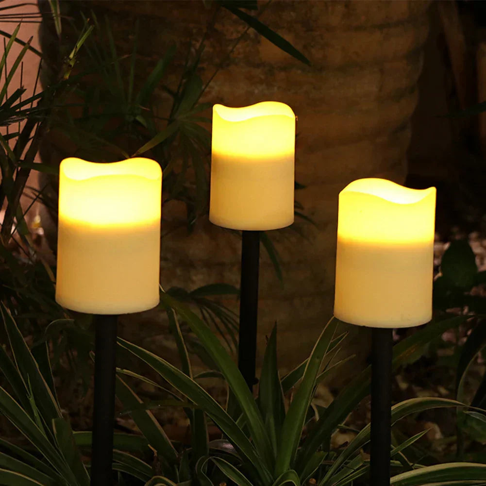 LED Solar Candle Outdoor – Weatherproof Solar Lamp for Garden, Balcony, Terrace | Stornfield