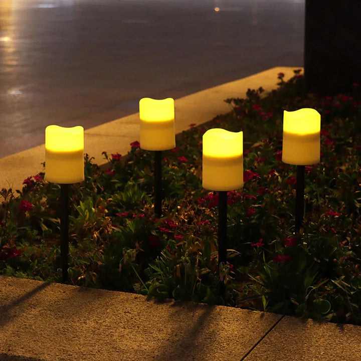 LED Solar Candle Outdoor – Weatherproof Solar Lamp for Garden, Balcony, Terrace | Stornfield