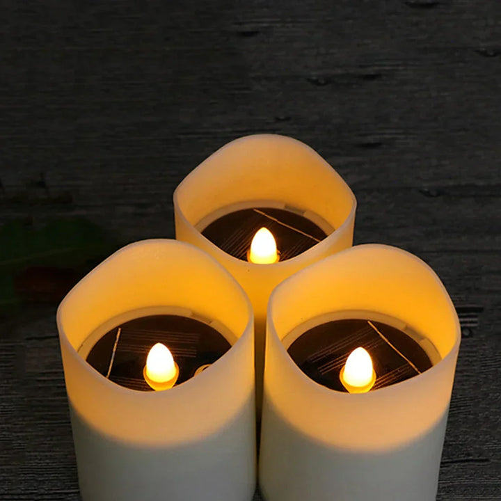LED Solar Candle Outdoor – Weatherproof Solar Lamp for Garden, Balcony, Terrace | Stornfield