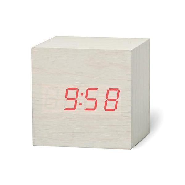LED Wooden Cube Alarm Clock | Stornfield