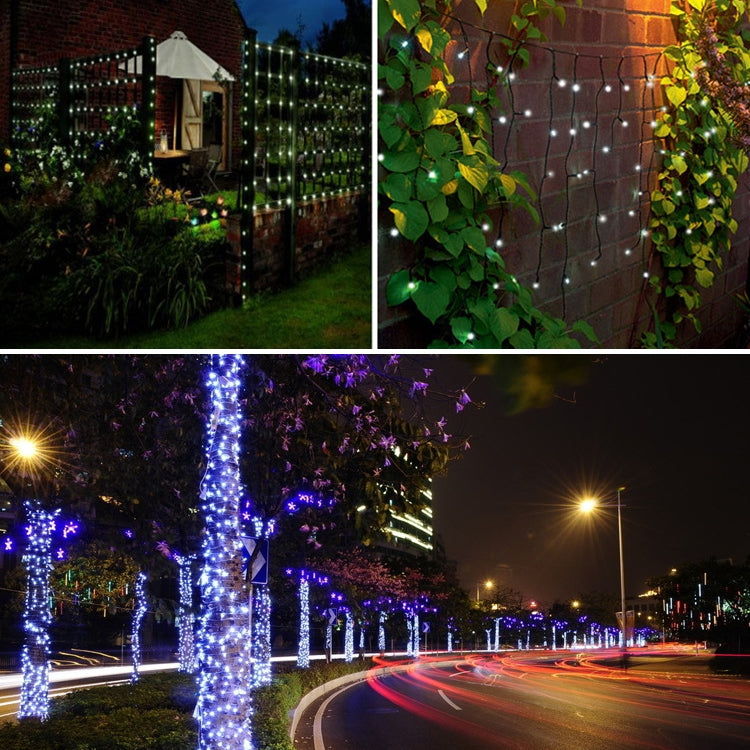 Stornfield | 200 LED Christmas Decoration Festival Outdoor Waterproof Solar String Lights, Length: 22m (Blue)