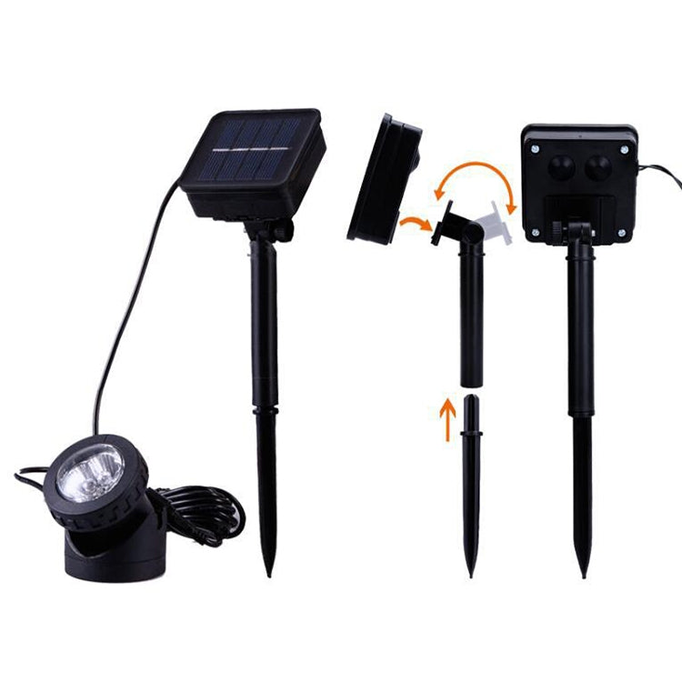 Stornfield | Two Waterproof Outdoor Solar LED Underwater Floodlight Projector Heads