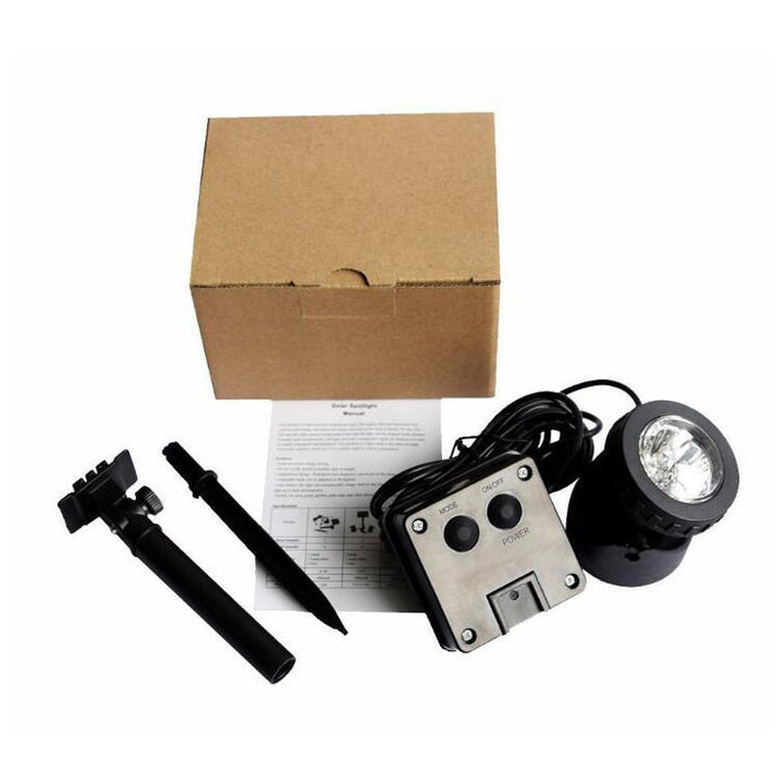 Stornfield | Two Waterproof Outdoor Solar LED Underwater Floodlight Projector Heads