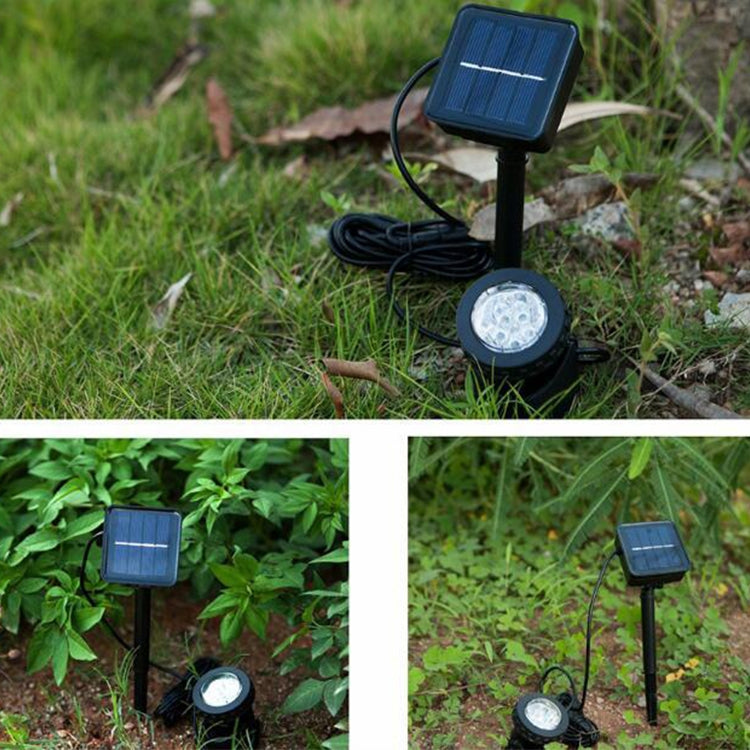 Stornfield | Two Waterproof Outdoor Solar LED Underwater Floodlight Projector Heads