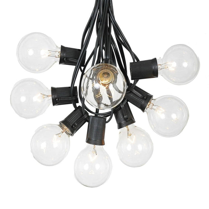 Stornfield | G40-EU-25 G40 7.6m 175W E12 IP44 Waterproof Retro Filament String Lights, 25 LED Bulbs Decorative Lamp for Garden, Building, Bar, Party, Wedding, AC 220V, EU Plug (Warm White)