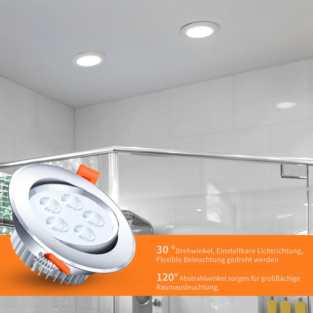 LED recessed spotlight LED spot 3W cool white/warm white | Stornfield