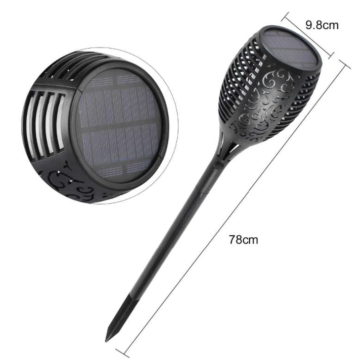 LED Solar Garden Torpedoes Deluxe 96 LED (4 pieces) | Stornfield