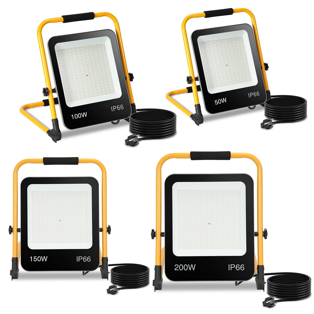 LED construction spotlight 50W-200W cool white IP66 | Stornfield