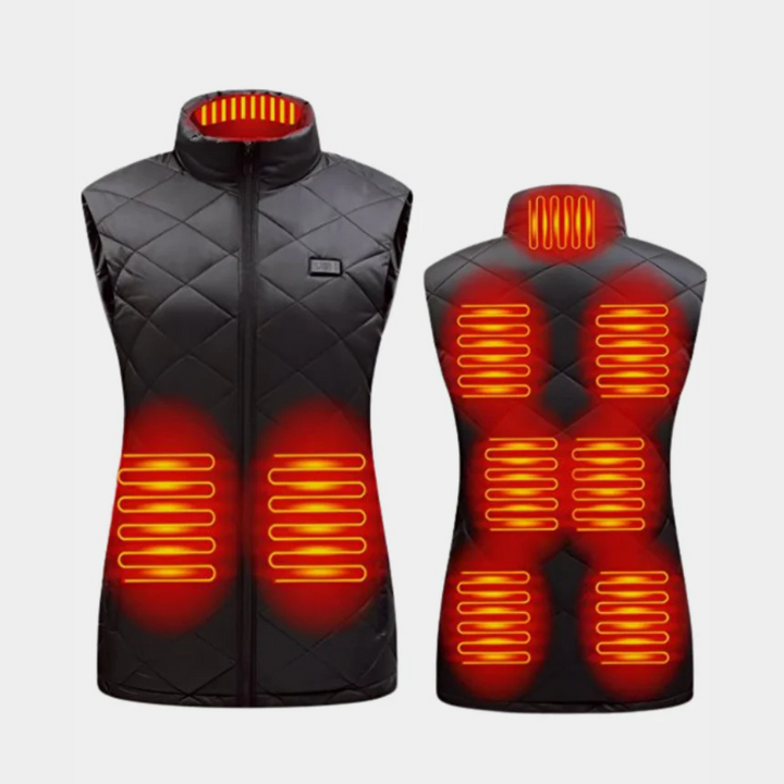 Stornfield | Heated vest for women with dual control and 9 heating zones – comfort and warmth for every season