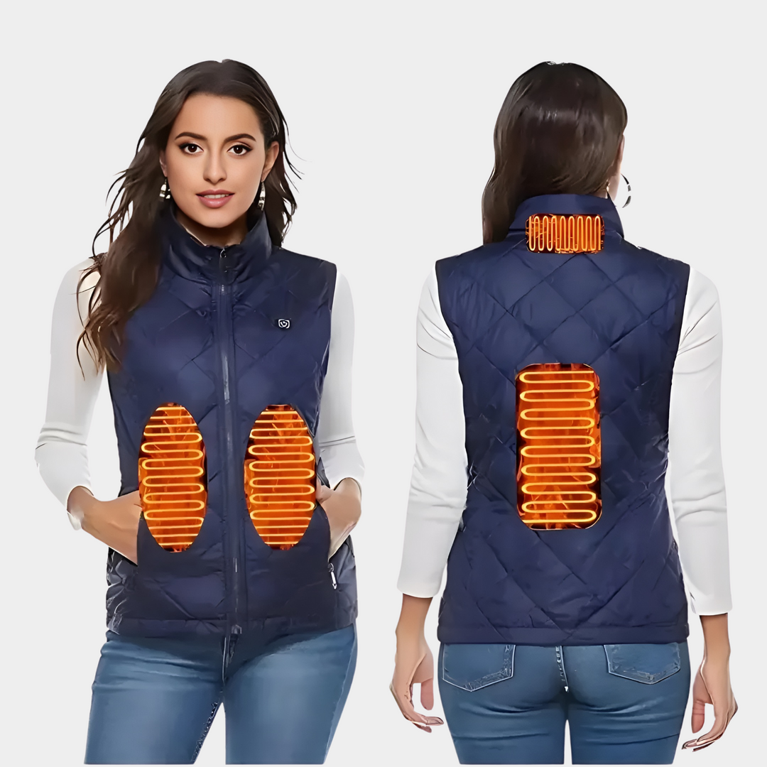 Stornfield | Heated vest for women with dual control and 9 heating zones – comfort and warmth for every season