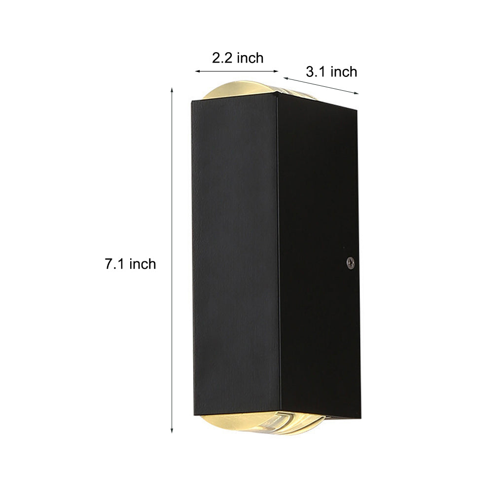 Waterproof Multifunctional Up Down Lighting Spotlight Outdoor Wall Lamps | Stornfield