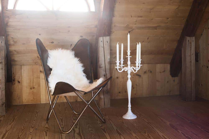 Beautiful candelabrum 5-armed - 120 cm. (White) | Stornfield