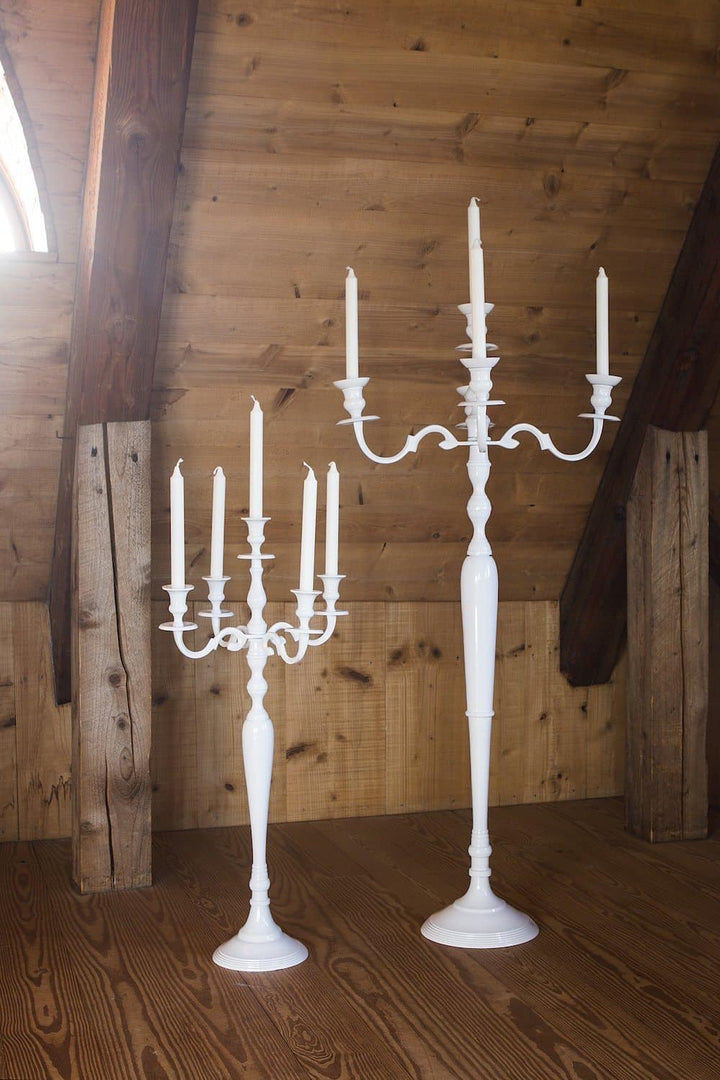 Beautiful candelabrum 5-armed - 120 cm. (White) | Stornfield