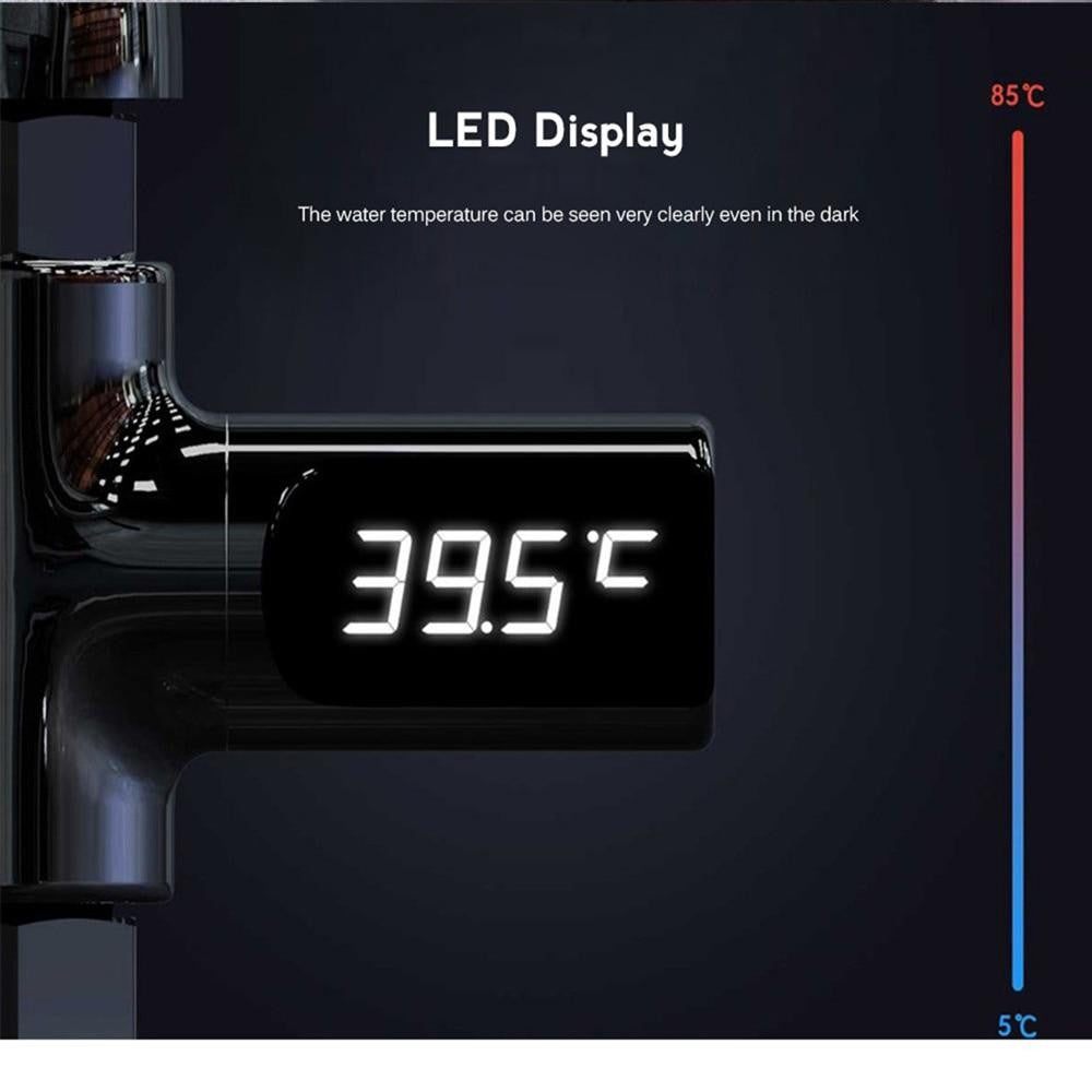 Digital Self-Powered Shower Thermometer | Stornfield