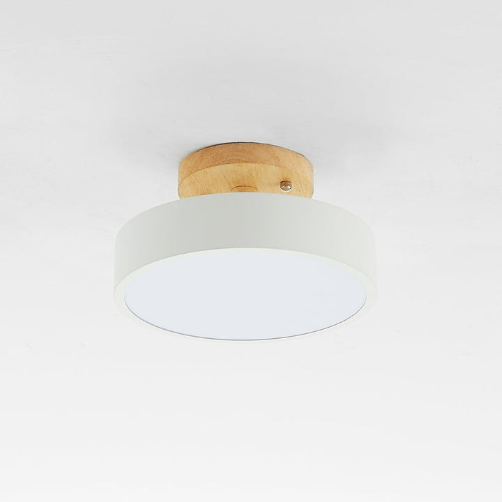 Stylish LED Ceiling Lamp of Wood and Acrylic for Bedroom, Dining Room and Living Room | Stornfield